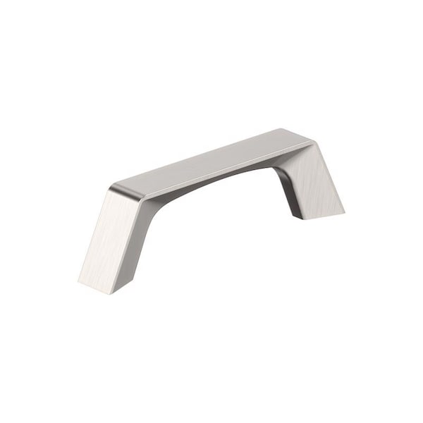 Amerock Amerock Everyday Transitional Arched Bar Cabinet Pull 3 in. Satin Nickel Silver 6 pk 6PK37070G10 - main